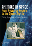 Book cover of Animals in Space: From Research Rockets to the Space Shuttle