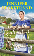 Book cover of The Amish Quiltmaker's Unattached Neighbor