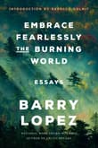 Book cover of Embrace Fearlessly the Burning World: Essays