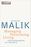 Book cover of Managing Performing Living: Effective Management for a New World