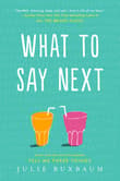 Book cover of What to Say Next