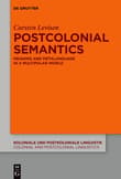 Book cover of Postcolonial Semantics