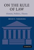 Book cover of On the Rule of Law: History, Politics, Theory
