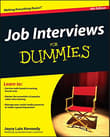 Book cover of Job Interviews For Dummies