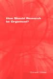 Book cover of How Should Research be Organised?