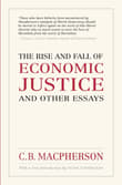 Book cover of The Rise and Fall of Economic Justice and Other Essays