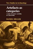 Book cover of Artefacts as Categories: A Study of Ceramic Variability in Central India
