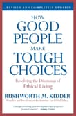 Book cover of How Good People Make Tough Choices