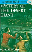 Book cover of The Mystery of the Desert Giant