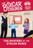 Book cover of The Mystery of the Stolen Music