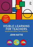 Book cover of Visible Learning for Teachers: Maximizing Impact on Learning
