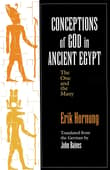 Book cover of Conceptions of God in Ancient Egypt: The One and the Many