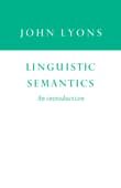Book cover of Linguistic Semantics: An Introduction
