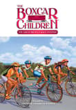 Book cover of The Great Bicycle Race Mystery