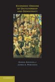 Book cover of Economic Origins of Dictatorship and Democracy