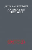 Book cover of An Essay on Free Will
