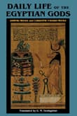 Book cover of Daily Life of the Egyptian Gods: Images of the Commune