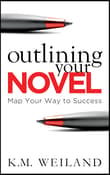 Book cover of Outlining Your Novel