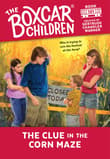 Book cover of The Clue in the Corn Maze