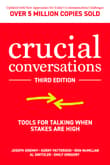 Book cover of Crucial Conversations: Tools for Talking When Stakes are High