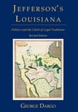 Book cover of Jefferson's Louisiana: Politics and the Clash of Legal Traditions