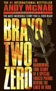 Book cover of Bravo Two Zero: The Harrowing True Story of a Special Forces Patrol Behind the Lines in Iraq