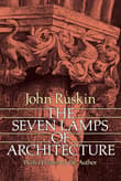 Book cover of The Seven Lamps of Architecture