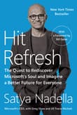 Book cover of Hit Refresh: The Quest to Rediscover Microsoft's Soul and Imagine a Better Future for Everyone