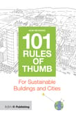 Book cover of 101 Rules of Thumb for Sustainable Buildings and Cities