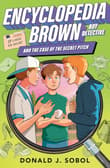 Book cover of Encyclopedia Brown and the Case of the Secret Pitch