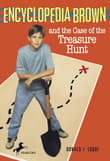 Book cover of Encyclopedia Brown and the Case of the Treasure Hunt