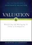 Book cover of Valuation: Measuring and Managing the Value of Companies