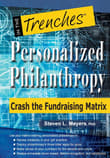 Book cover of Personalized Philanthropy: Crash the Fundraising Matrix