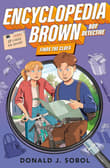 Book cover of Encyclopedia Brown Finds the Clues