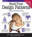 Book cover of Head First Design Patterns: A Brain-Friendly Guide
