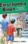 Book cover of Encyclopedia Brown Takes the Case