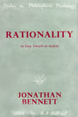 Book cover of Rationality: An Essay Towards Analysis