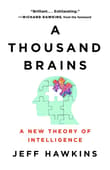 Book cover of A Thousand Brains: A New Theory of Intelligence