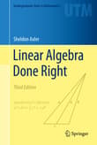 Book cover of Linear Algebra Done Right