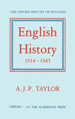 Book cover of English History 1914-1945