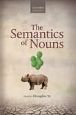 Book cover of The Semantics of Nouns
