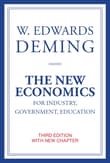 Book cover of The New Economics for Industry, Government, Education