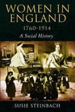 Book cover of Women in England 1760-1914