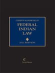 Book cover of Cohen's Handbook of Federal Indian Law
