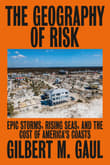 Book cover of The Geography of Risk: Epic Storms, Rising Seas, and the Cost of America's Coasts