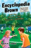 Book cover of Encyclopedia Brown and the Case of the Soccer Scheme