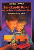Book cover of Encyclopedia Brown and the Case of the Treasure Hunt