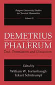 Book cover of Demetrius of Phalerum
