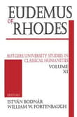 Book cover of Eudemus of Rhodes