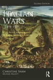 Book cover of The Italian Wars 1494-1559: War, State and Society in Early Modern Europe
